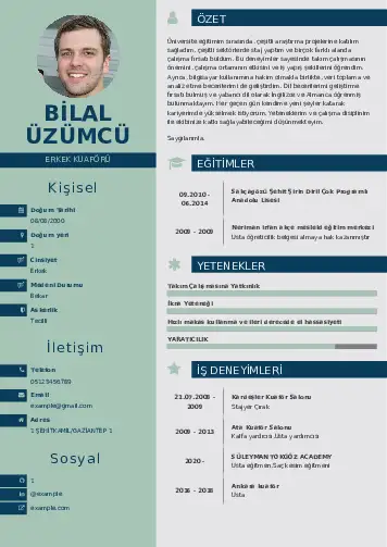 Kuaför Cv Örnekleri cv indir